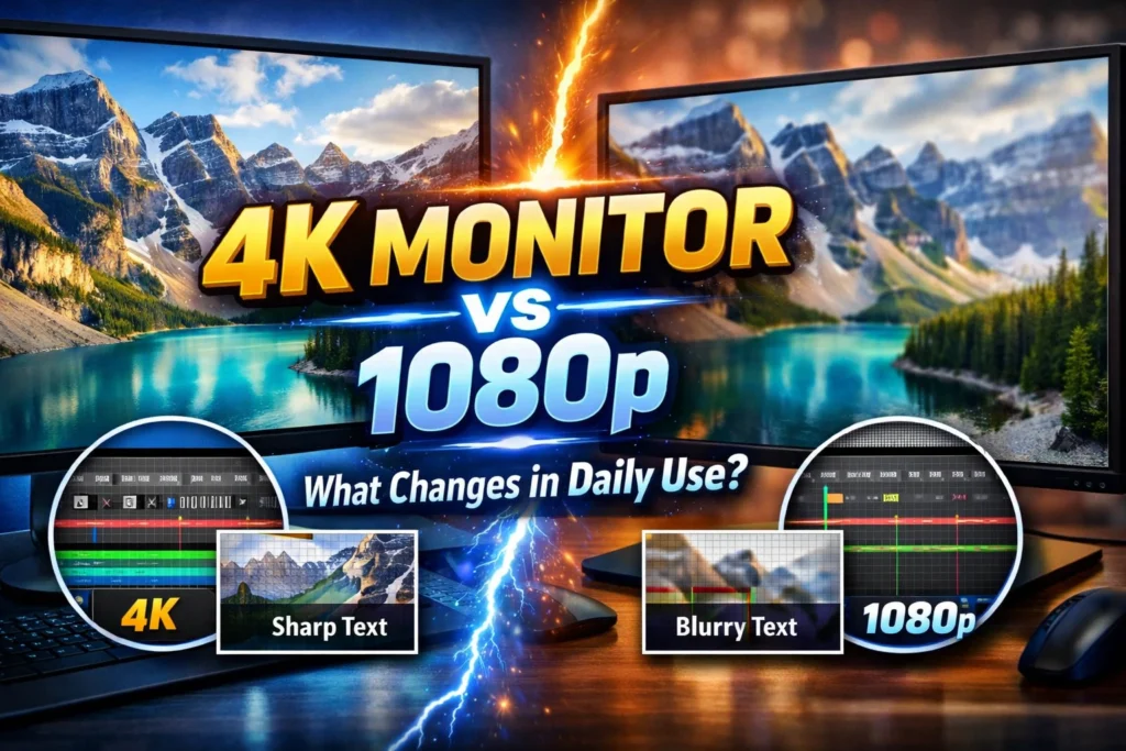 4K Monitor vs 1080p